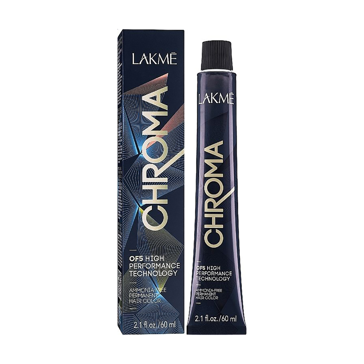 Напівперманентна фарба для волосся Lakme Chroma Permanent Hair Color 6/44 Насичено-мідний темний блондин, 60 мл